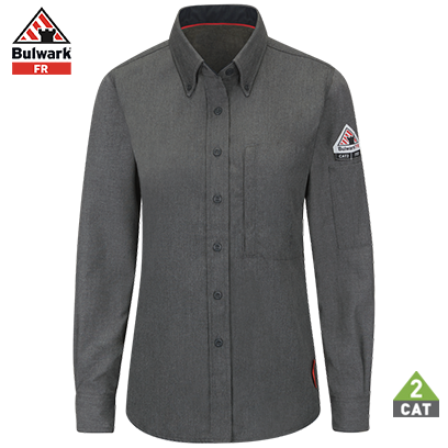 Camisa Ignífuga Mujer de Bulwark FR QS51