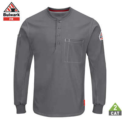Camiseta Hombre ignífuga Bulwark FR QT400