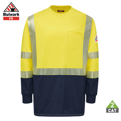 Camiseta de alta visibilidad ignífuga Bulwark FR QS50