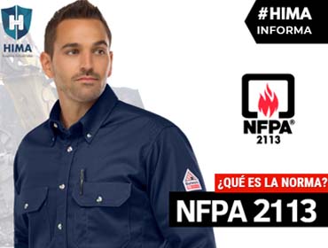 Norma NFPA 2113 contra el fuego repetino